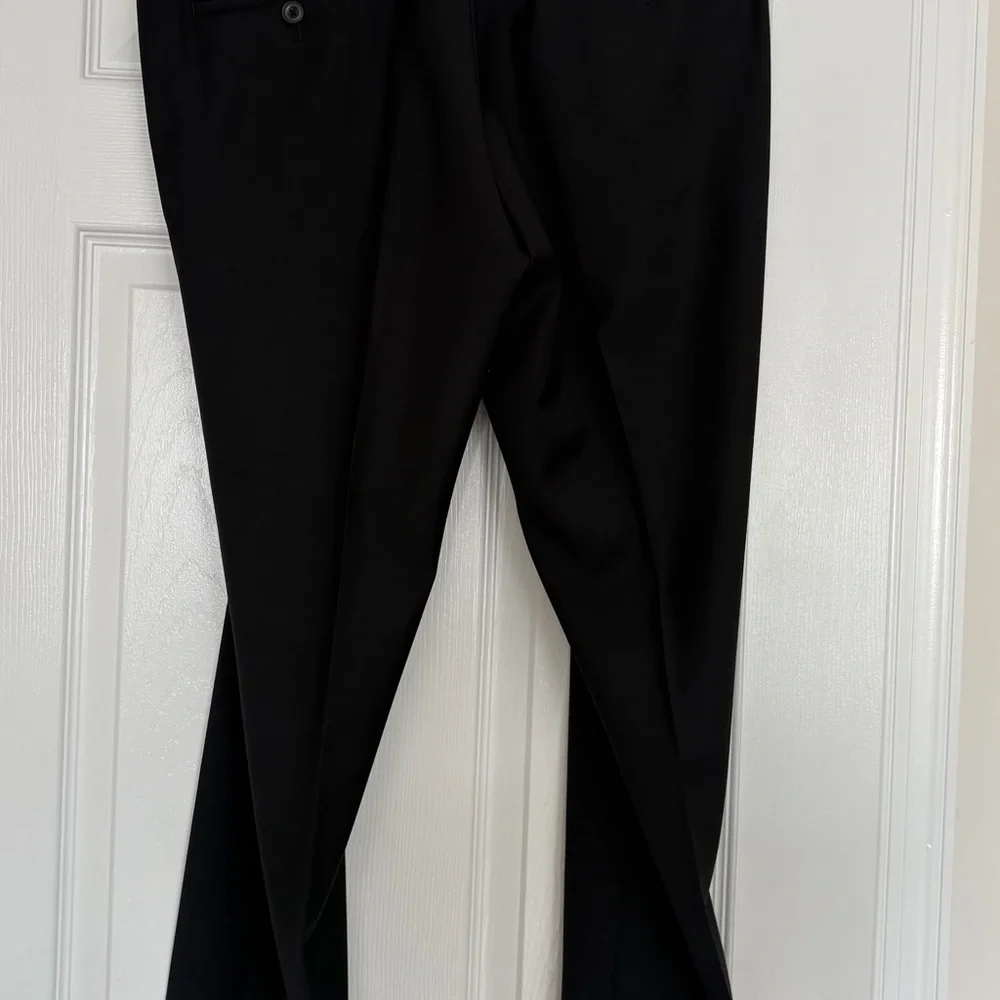 EUC Men’s Michael Kors Black Stretch Wool Suit Size 40 Regular 40R Inseam 30” - Picture 3 of 5